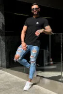 T-Shirt męski BG Bond | czarny