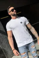 T-Shirt męski BG Bond | biały