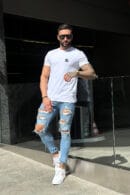 T-Shirt męski BG Bond | biały