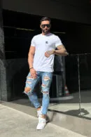 T-Shirt męski BG Bond | biały