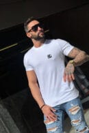 T-Shirt męski BG Bond | biały