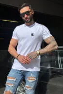 T-Shirt męski BG Bond | biały