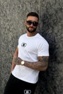 T-Shirt męski BG Bump | biały