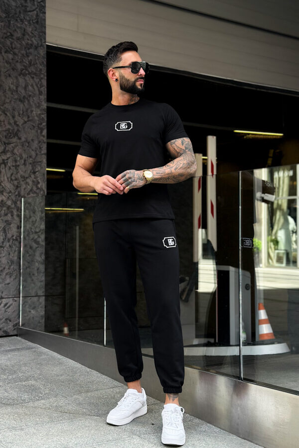 T-Shirt męski BG Bump | czarny