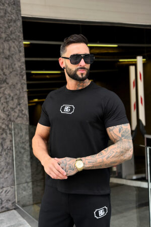 T-Shirt męski BG Bump | czarny