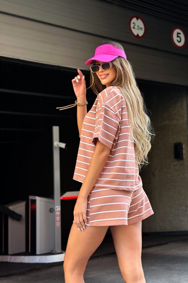 T-Shirt damski BG Sweet | mocha mouse - biały