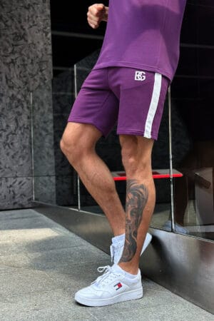 Szorty męskie BG Fresh | śliwkowy