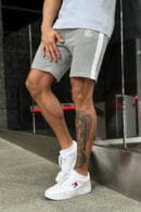 Szorty męskie BG Fresh | szary melanż