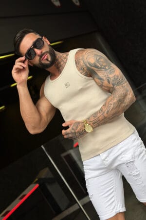 Bluzka męska BG Husband | beż