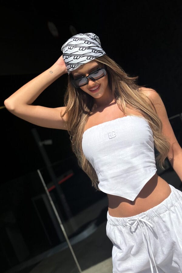 Top damski BG Young | biały
