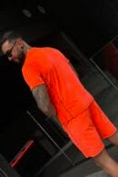 T-Shirt męski BG Silk | pomarańczowy
