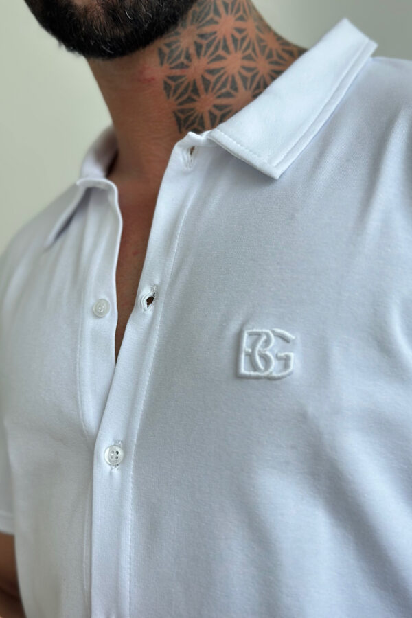 T-Shirt męski BG Ralph | biały