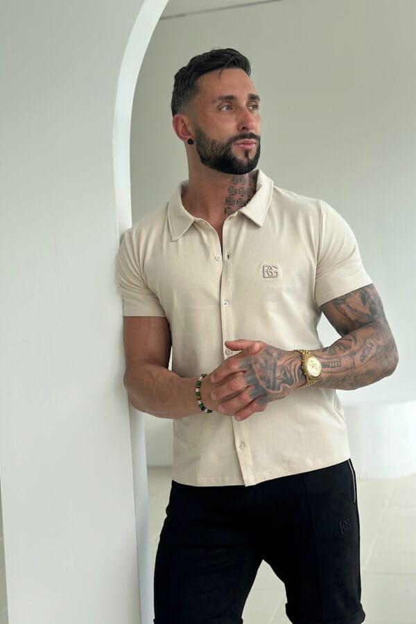 T-Shirt męski BG Ralph | beż