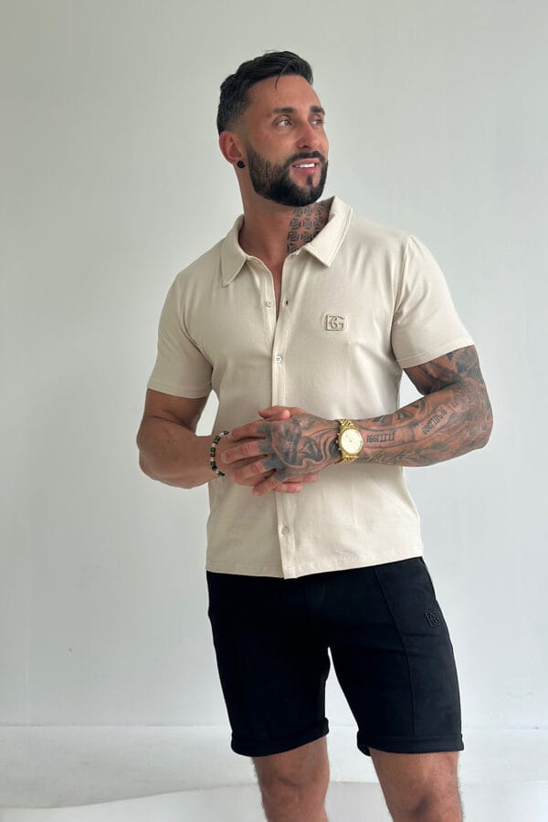 T-Shirt męski BG Ralph | beż