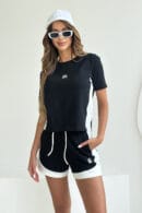 T-Shirt damski BG Hill | czarny