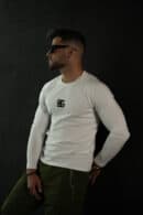 Longsleeve męski BG Trust | biały