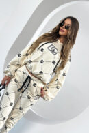 Dres damski BG Holo | waniliowy - czarny