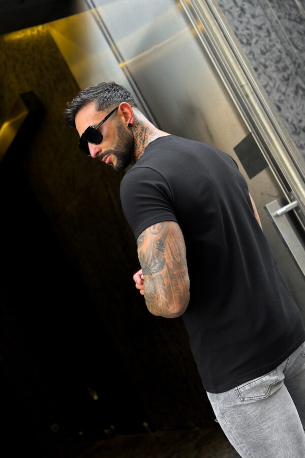 T-Shirt męski BG Signature | czarny