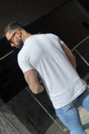 T-Shirt męski BG Bond | szary melanż