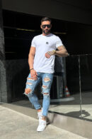 T-Shirt męski BG Bond | biały