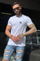 T-Shirt męski BG Bond | biały