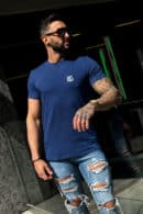 T-Shirt męski BG Bond | granatowy