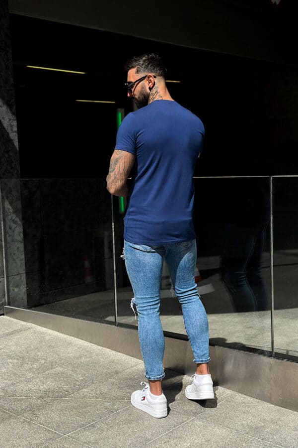 T-Shirt męski BG Bond | granatowy