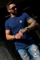 T-Shirt męski BG Bond | granatowy