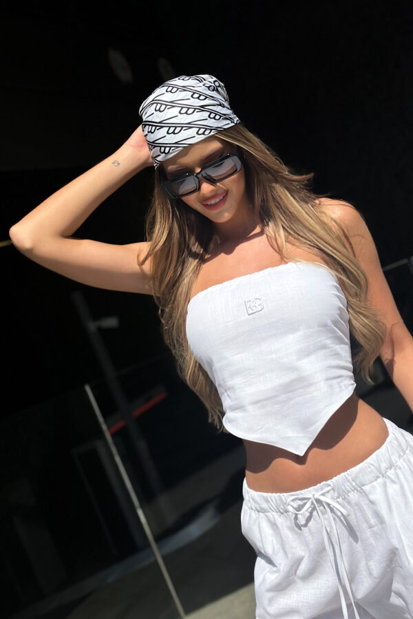 Top damski BG Young | biały