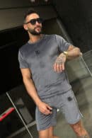 T-Shirt męski BG Silk | szary
