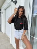 T-shirt CHERRY - czarny