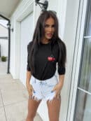 T-shirt CHERRY - czarny