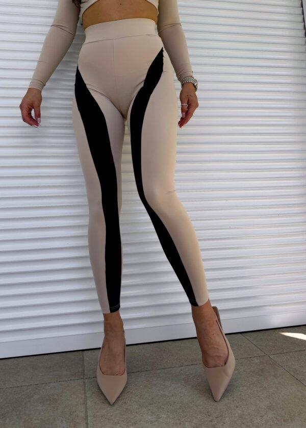 Legginsy DIRTY - beżowe