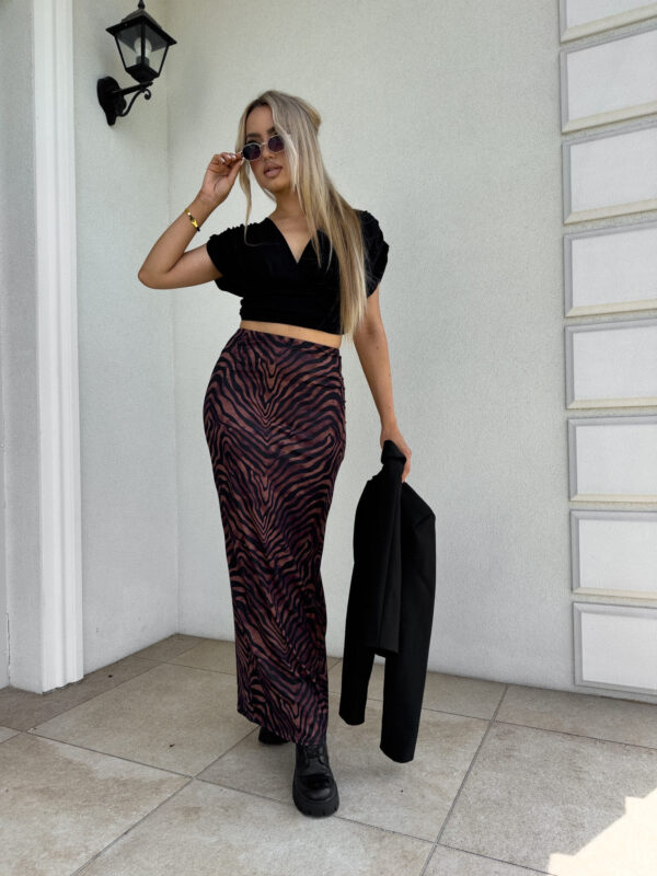 Spódnica VOGUE print – zebra