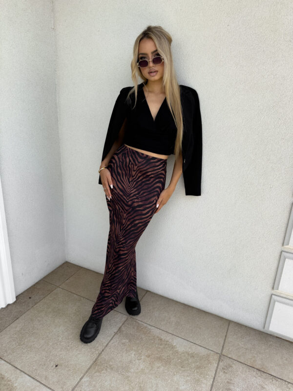 Spódnica VOGUE print – zebra