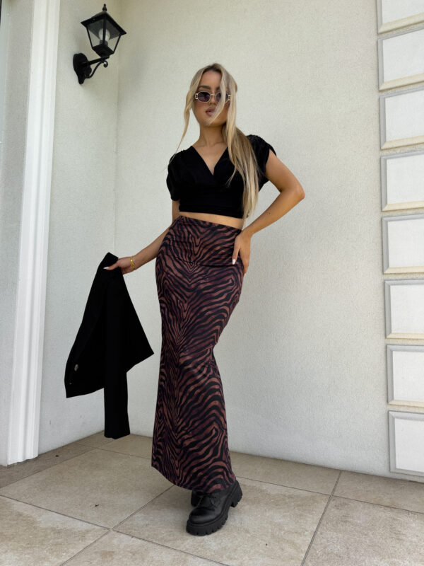 Spódnica VOGUE print – zebra