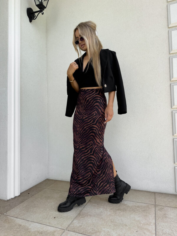 Spódnica VOGUE print – zebra