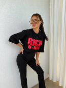 T-shirt WOMAN - czarny