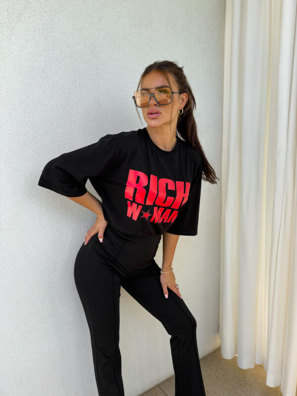 T-shirt WOMAN - czarny