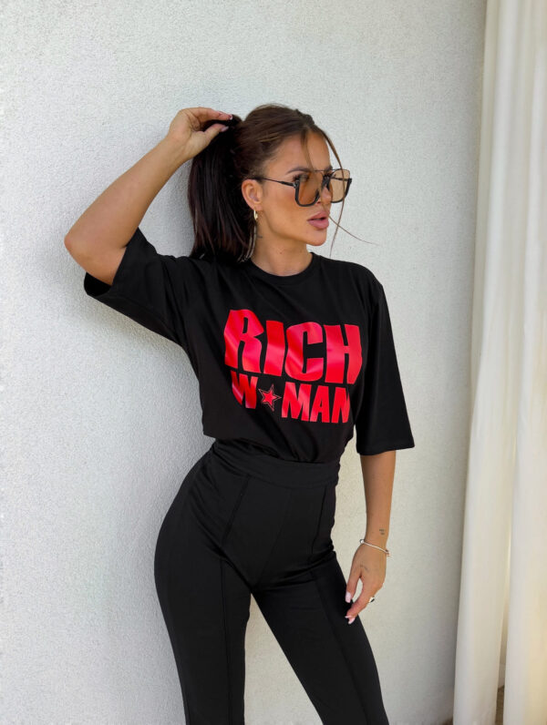 T-shirt WOMAN - czarny