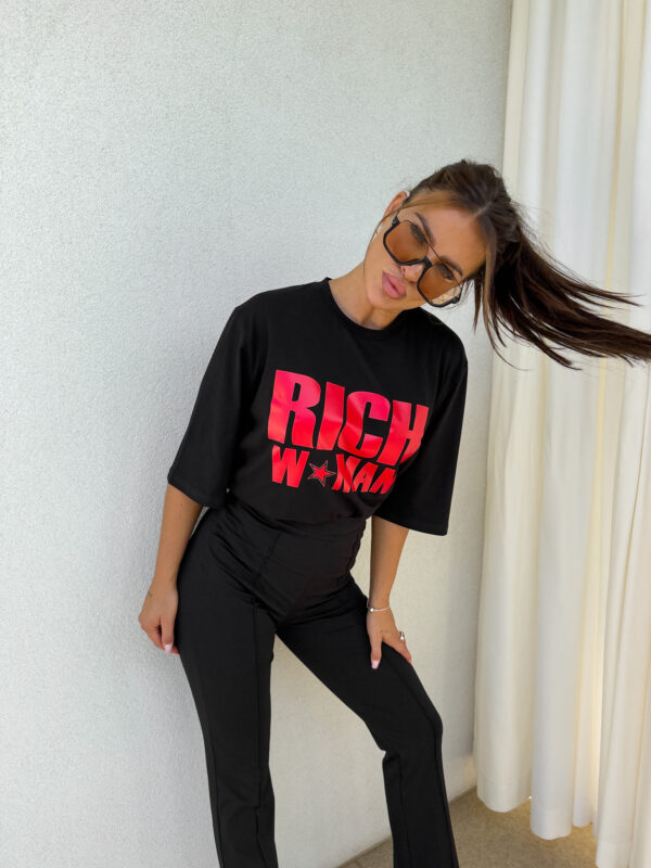 T-shirt WOMAN - czarny