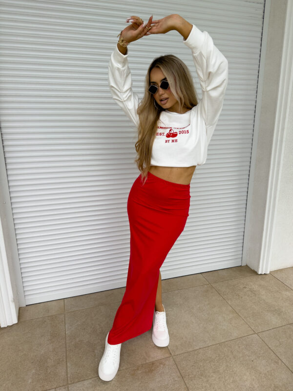 Spódnica VOGUE – czerwona