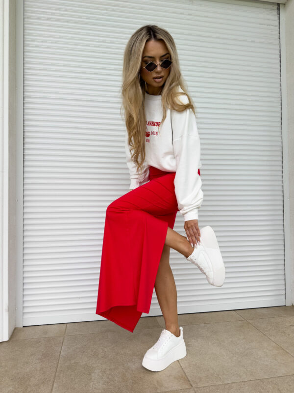 Spódnica VOGUE – czerwona