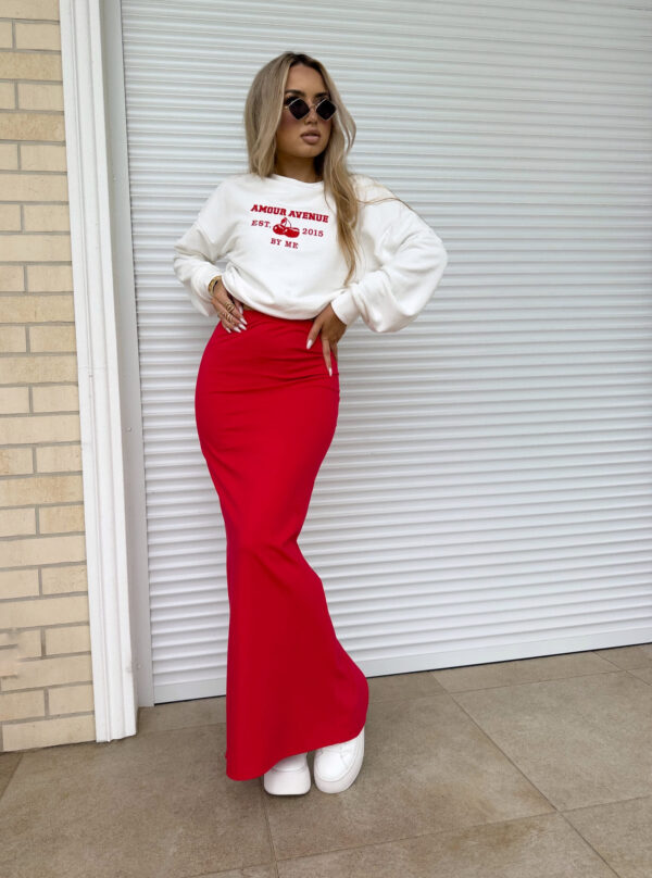 Spódnica VOGUE – czerwona