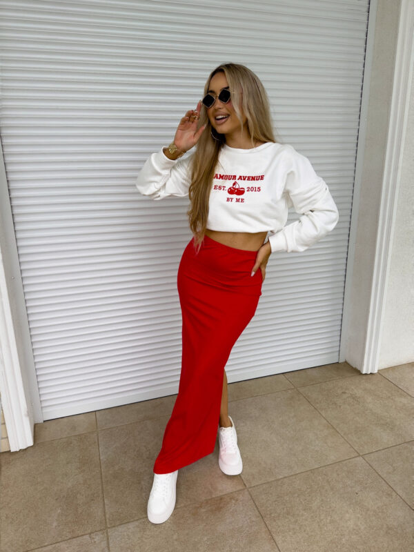 Spódnica VOGUE – czerwona