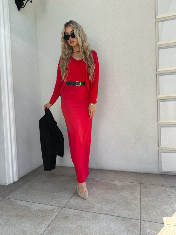 Spódnica VOGUE – czerwona