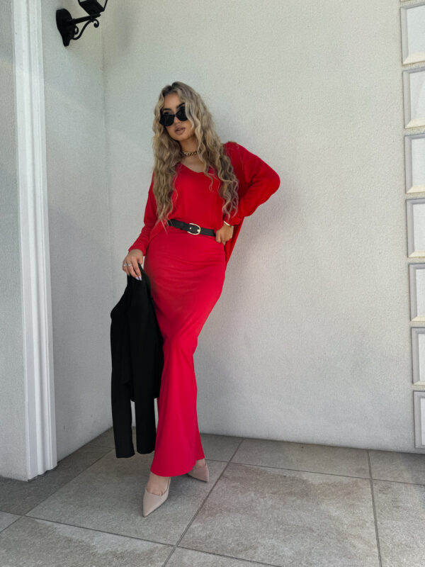 Spódnica VOGUE – czerwona
