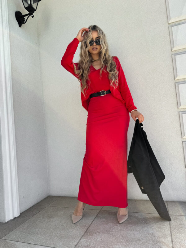 Spódnica VOGUE – czerwona