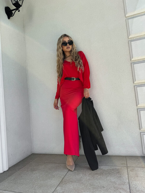 Spódnica VOGUE – czerwona