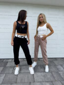Spodnie DUO COLOR - czarne
